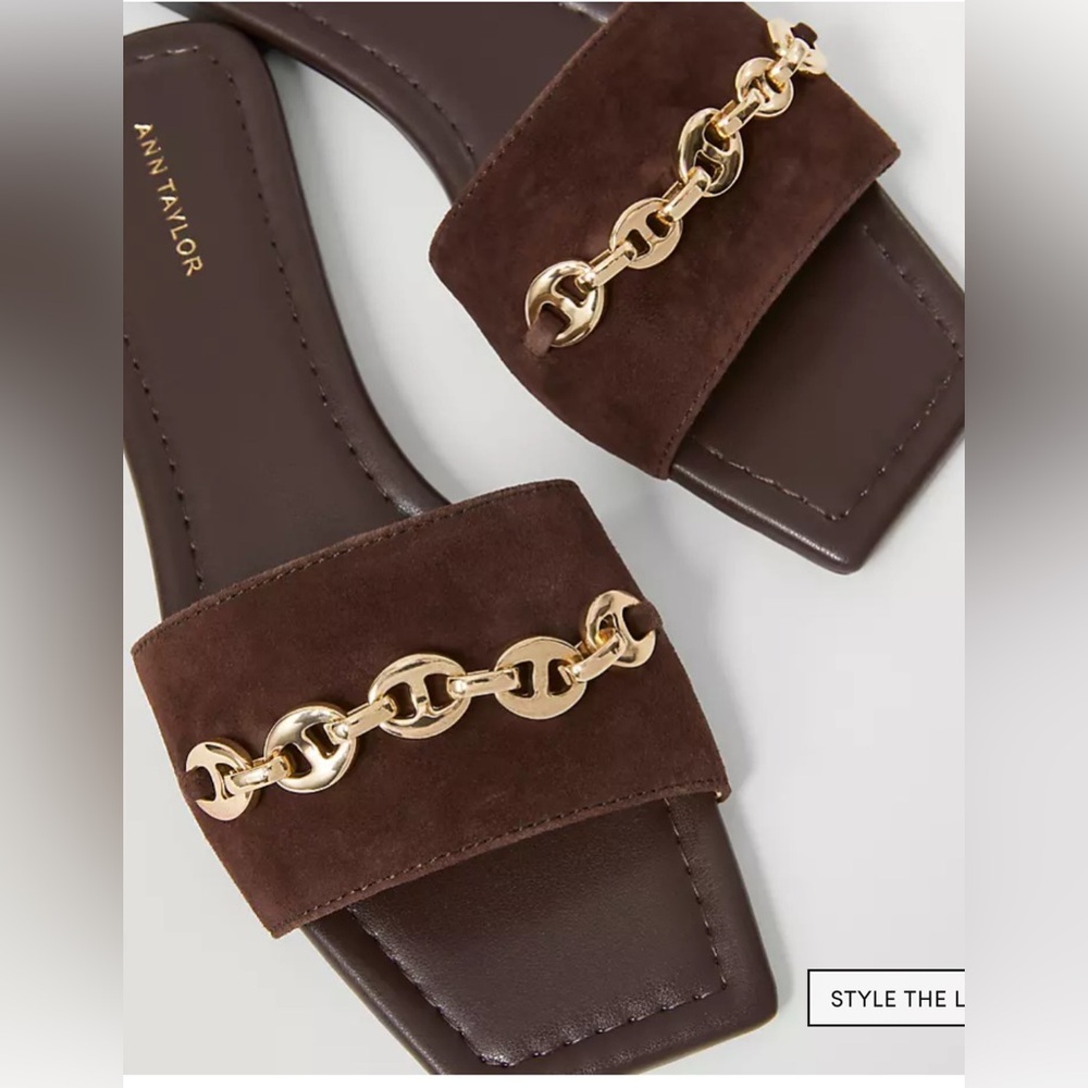 AT Genuine suede Brown sandals